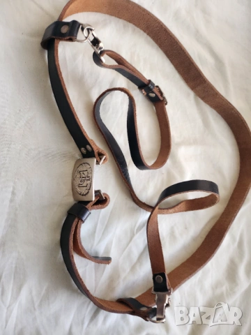 офицерски колан / портупей (нов), военен колан с тока (нов), колан "милитари"