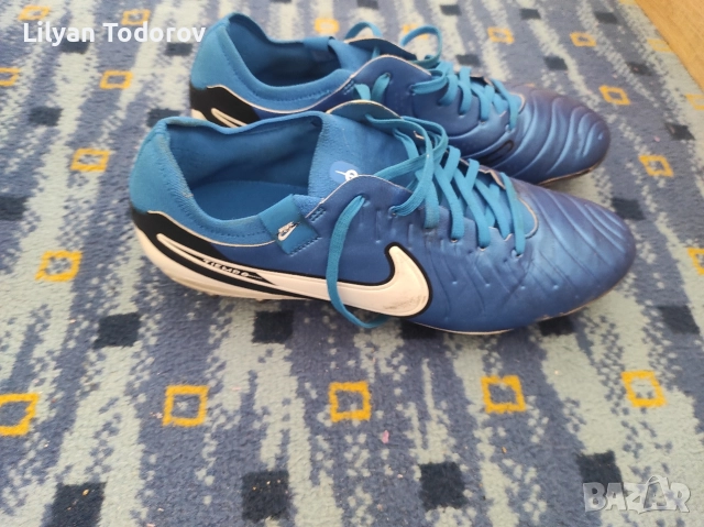 Футболни обувки Nike Tiempo Legend 10 Pro FG soar/white , снимка 2 - Футбол - 52621802