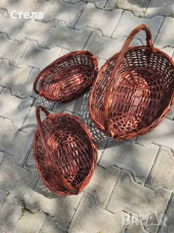 Кафяви овални кошници, снимка 3 - Други - 49969025