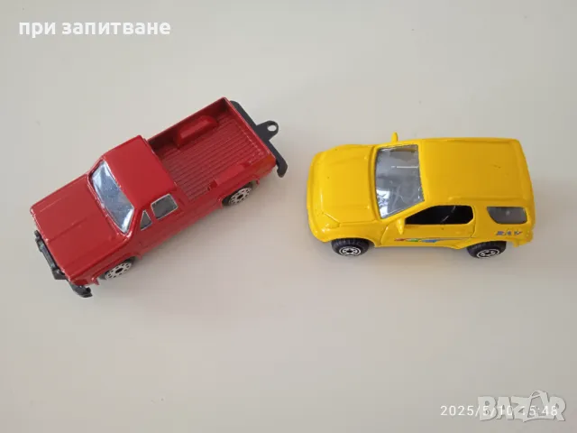  Метални колички, 1/64, Toyota Rav 4 и пикап, снимка 4 - Колекции - 50232263