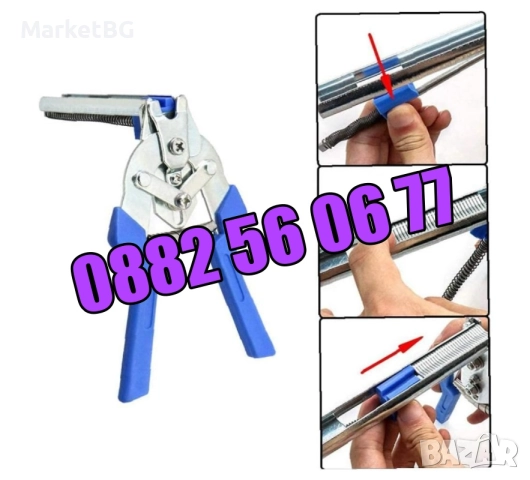 Клещи за връзване на колбаси, клещи за връзване на луканки + 600 скоби, снимка 5 - Друго търговско оборудване - 51786240