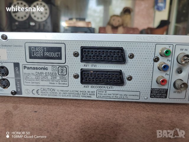 Panasonic DMR-55EB-S, DVD RECORDER, Дистанционно , снимка 8 - Аудиосистеми - 41753527
