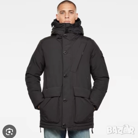 Страхотно мъжко зимно яке парка G STAR RAW размер L / XL , снимка 2 - Якета - 52599608