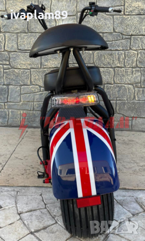 Електрически скутер ’Harley’ 1500W 60V+LED Дисплей+Преден LED фар+Bluetooth+Аларма+Габарити-2025г, снимка 10 - Мотоциклети и мототехника - 36385536