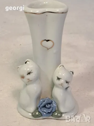 мини порцеланова ваза с котета 19/5