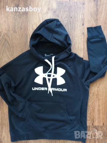 Under Armour Fleece Big Logo Hoodie - страхотно мъжко горнище р-р L, снимка 2 - Суичъри - 51963453