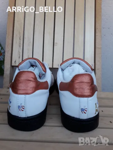  Кожени кецове адидас, снимка 5 - Кецове - 47666611