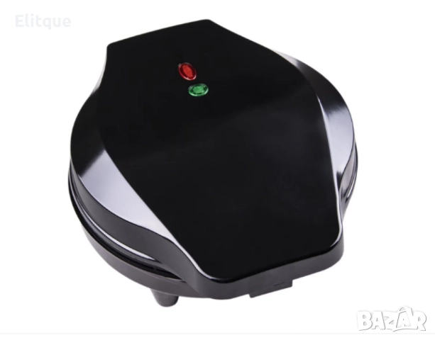 Гофретник Rosberg, 1200W, 5 гнезда, Черен