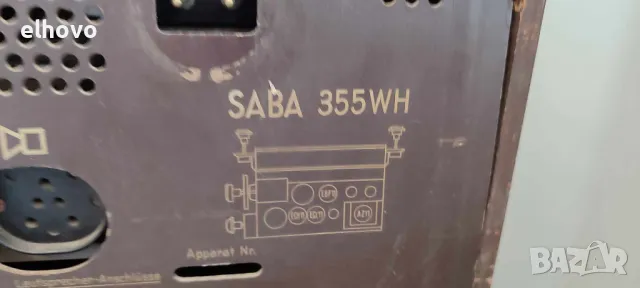 Старо лампово радио Saba 355H, снимка 10 - Антикварни и старинни предмети - 48903492