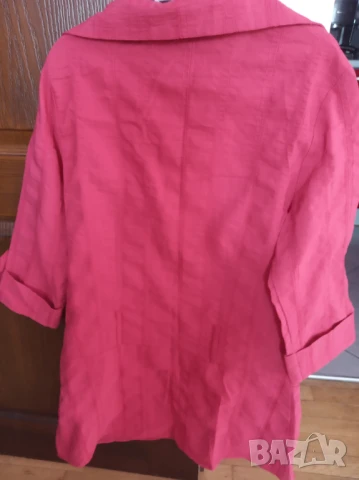 Дамска цикламена риза, снимка 2 - Ризи - 51427608