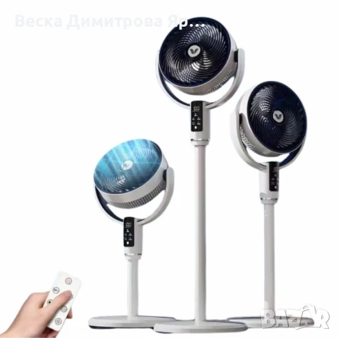 Безшумен и мощен вентилатор с дистанционно управление — 4 височини за всяко пространство