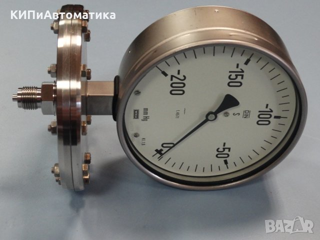Манометър мембранен WIKA Ф 160, 0/-200 mmHg, снимка 9 - Резервни части за машини - 34452636