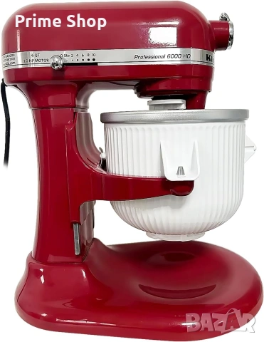 Приставка/ купа за приготвяне на сладолед за миксери KitchenAid, 1.9L, снимка 6 - Миксери - 53783472