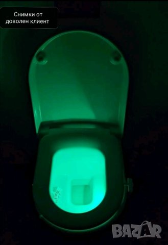 LED лампа за баня или тоалетна чиния с 8 цвята , снимка 9 - Други - 42457282