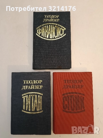 Трилогия на желанието: Финансист / Титан / Стоик - Теодор Драйзер 