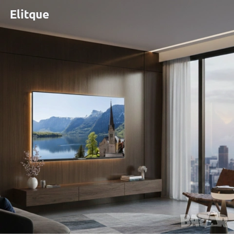 Телевизор Rancore T-55-S-14 – 55 инча 4K Android Smart TV с Wi-Fi, черен, снимка 4 - Друга електроника - 53020977