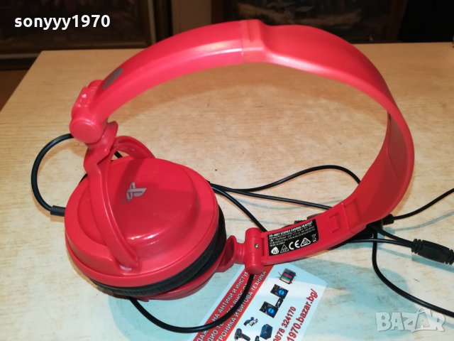 4 GAMERS SONY PLAYSTATION HEADPHONES 0410212058, снимка 2 - Аксесоари - 34350308