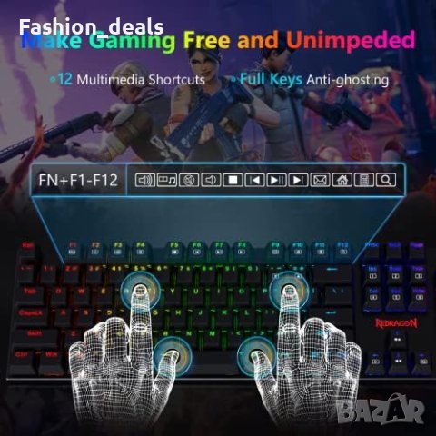 Нова Кабелна Клавиатура LED за PC лаптоп MAC ps4 игри, снимка 5 - Клавиатури и мишки - 42157874