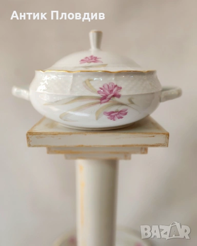 Старинен сервиз за хранене и чай, Thun, Carlsbad, Чехословакия, снимка 12 - Сервизи - 47149333