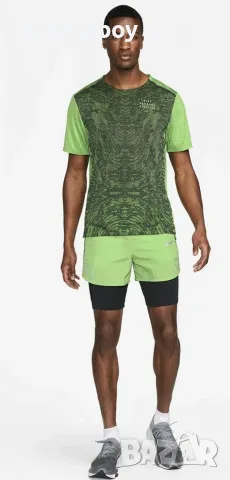Nike Dri-FIT Run Division Rise 365 - страхотна мъжка тениска КАТО НОВА 2ХЛ, снимка 2 - Тениски - 56124806