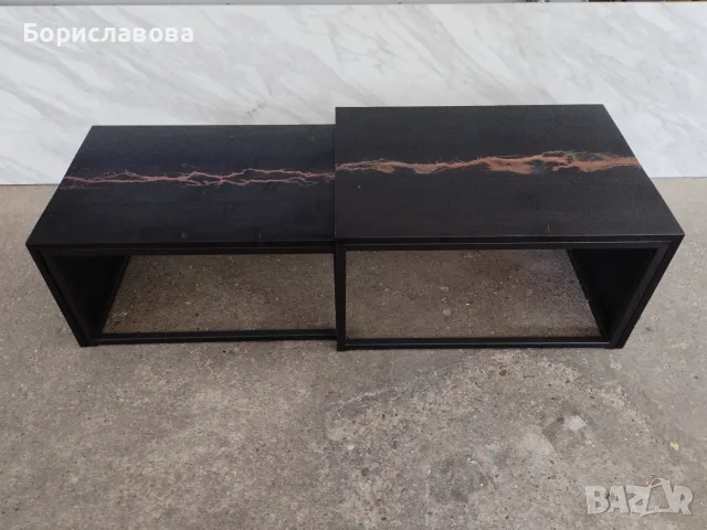 Холни масички от иголистен материал и епоксидна смола, снимка 3 - Маси - 56184182