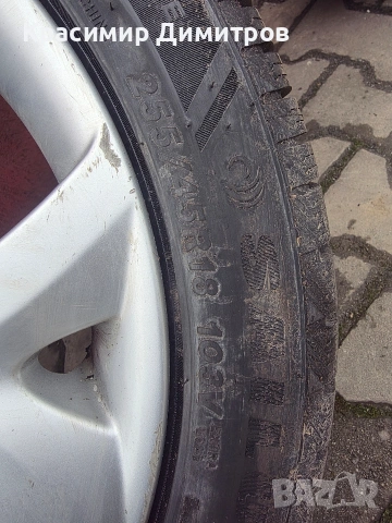 продавам 2 бр.гуми 255/45/18 чисто нови и 2 бр.джанти за бмв х3 м пакет задни E9J×18, снимка 4 - Гуми и джанти - 53501199