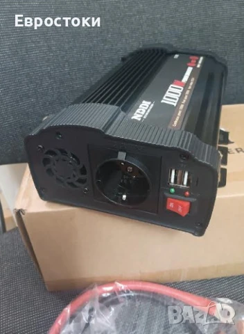 Инвертор NDDI POWER 1000 W преобразувател на напрежение 12 V към 230 V, 3.1 A двоен USB порт, снимка 8 - Аксесоари и консумативи - 50596460