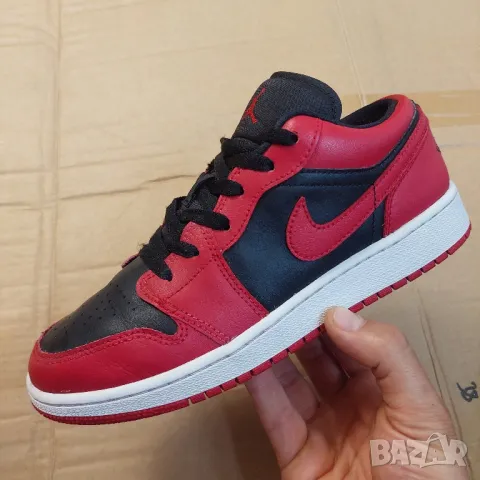 Nike Air Jordan 1 Low GS „Reverse Bred“  номер 39 , снимка 11 - Маратонки - 50178165
