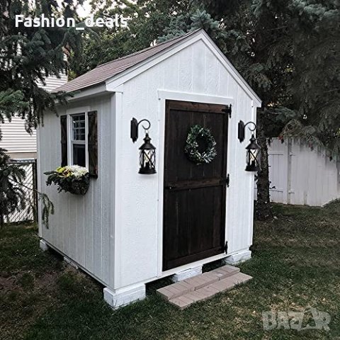 Нов Висящ фенер Външна безжична метална стенна лампа Винтидж декор, снимка 4 - Други - 40593151