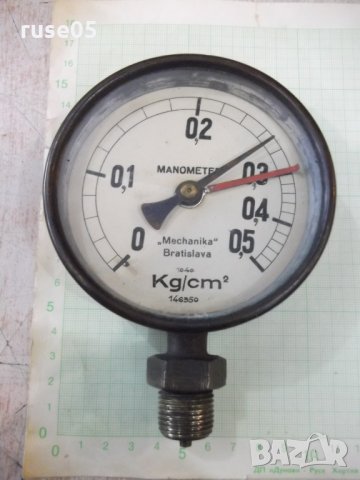 Манометър "Mechanika - Bratislava" от соца