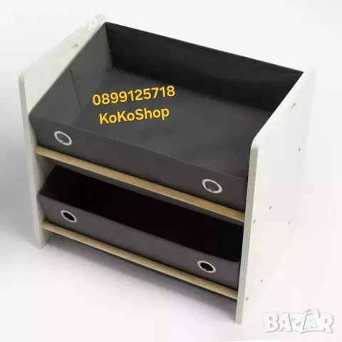 Етажерка за играчки-55x35x50 см./Детска етажерка/органайзер за играчки, снимка 4 - Мебели за детската стая - 50403600