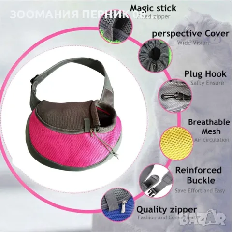 Раница / чанта през рамо за куче / котка - Различни размери и цветове , снимка 6 - За кучета - 48304377