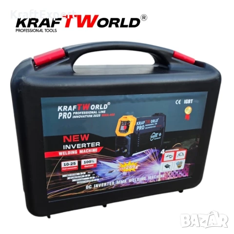 Професионален Инверторен Електрожен + Соларна Маска – с Дисплей и Куфар, снимка 8 - Други инструменти - 50575851