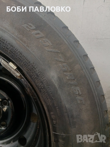 16цола резервна гума за рено мастер, снимка 9 - Гуми и джанти - 52222286