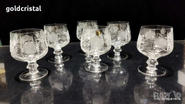 кристални чаши 