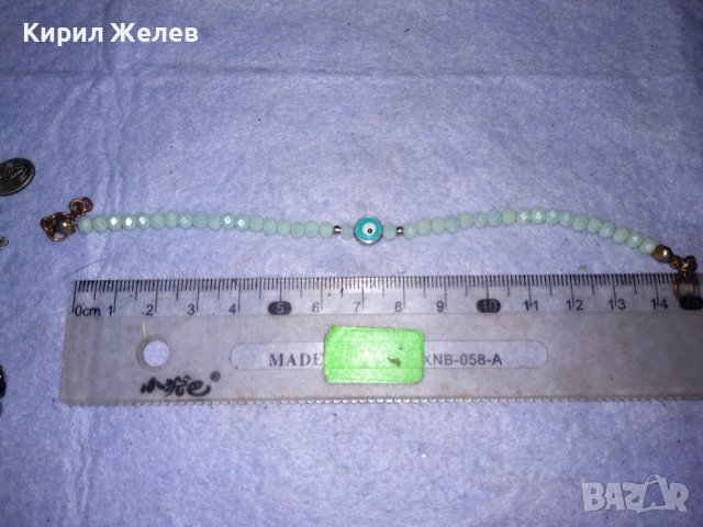 ДВЕ МОДНИ ХЕНД-МЕЙД АРТ ГРИВНИ от ПОЛУСКЪПОЦЕННИ КАМЪНИ МЪНИСТА и КРИСТАЛИ 38901, снимка 6 - Гривни - 41861200