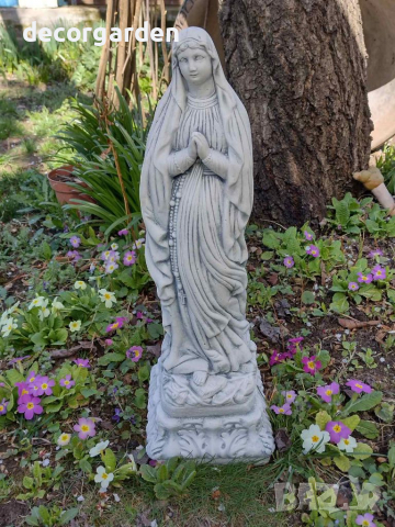 94. Статуетка Дева Мария с броеница, снимка 2 - Статуетки - 36325394