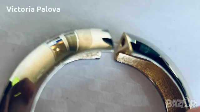 Красива масивна гривна белезник Германия, снимка 5 - Гривни - 49105141