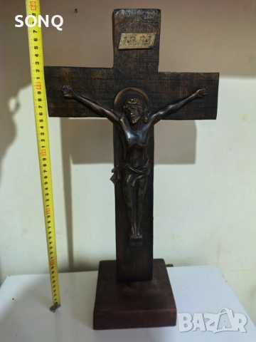 Уникално Старо Разпятие Кръст, снимка 11 - Антикварни и старинни предмети - 52824160