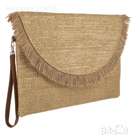 Лятна дамска сламена чанта, 32x22 см.