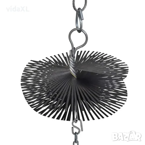 vidaXL Кръгла четка за почистване на комин, диаметър 15 см, снимка 4 - Коминочистачи - 56146007