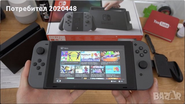 nintendo switch версия 1 , 2017 година , може да се хакне , нинтендо, снимка 1 - Игри за Nintendo - 42173426