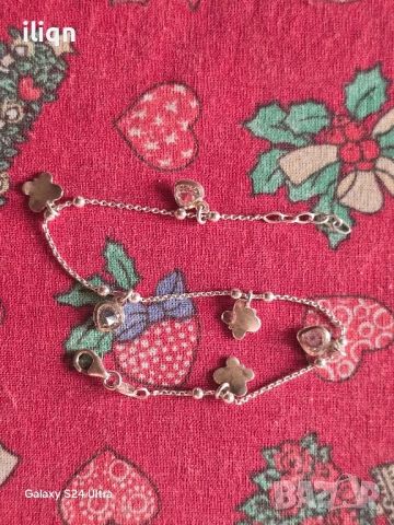 Сребърна гривна. 19см. Цена 24,99лв. За Севлиево безплатна доставка., снимка 2 - Колиета, медальони, синджири - 50936617