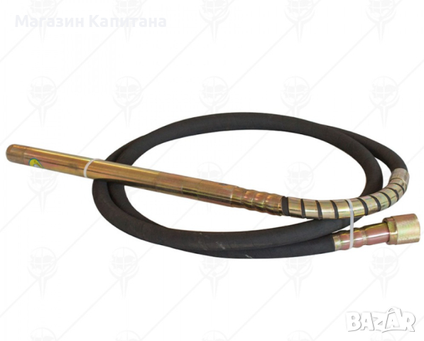 ВИБРАТОР ЗА БЕТОН 1500W с вал 4 и игла Ф45. 3 год. гаранция., снимка 2 - Други машини и части - 44651202