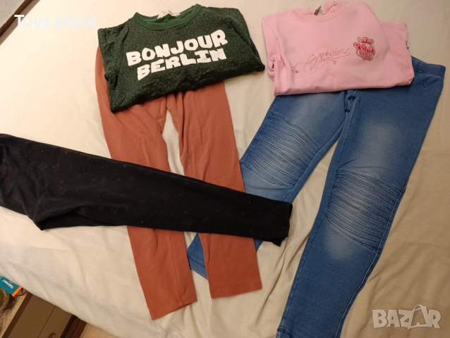 Лот дрешки 134-140см за момиче, блузка, клинче, дънки