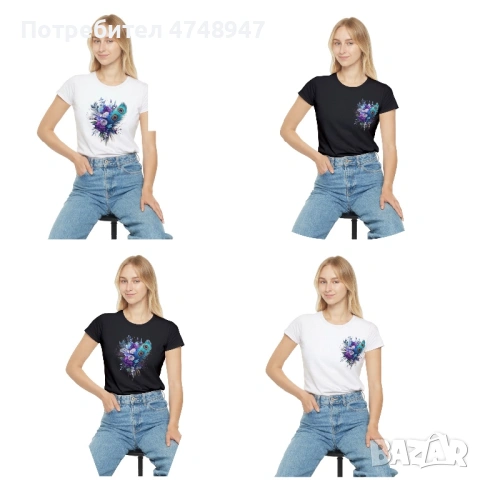 Дамска тениска, снимка 5 - Тениски - 53627318