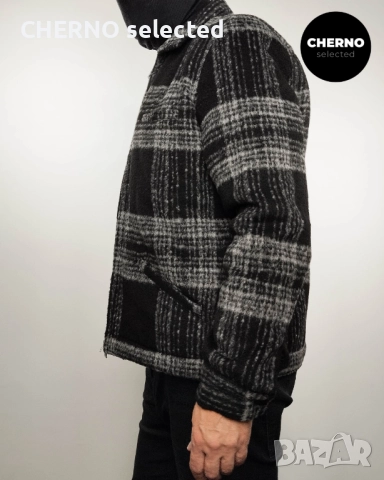 ALLSAINTS Phoenix карирано яке с цип – размер XL – ново с етикети, снимка 7 - Якета - 52886340