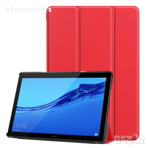 Huawei MediaPad T5 10 Wallet Кожен Калъф и Протектор, 29,90 лв, снимка 3 - Калъфи, кейсове - 52673993