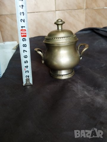 посребрена барокова захарница , снимка 2 - Антикварни и старинни предмети - 34631024