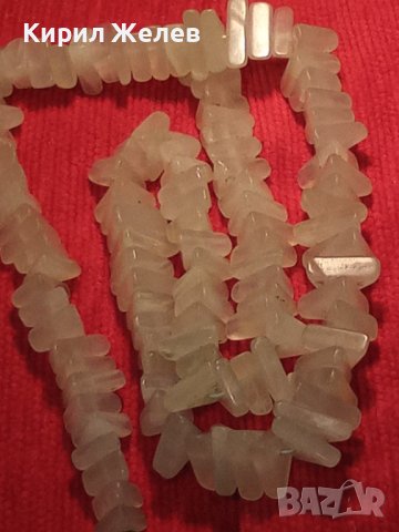 СКЪПОЦЕННА РЕТРО ОГЪРЛИЦА КОЛИЕ от МЛЕЧЕН БЯЛ ОПАЛ МАЙСТОРСКА СТАРА РЪЧНА ИЗРАБОТКА 34686, снимка 17 - Антикварни и старинни предмети - 39193186